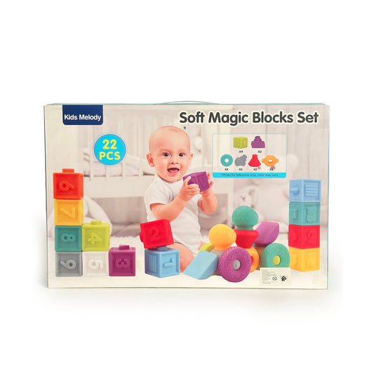 Set de blocs doux et magiques